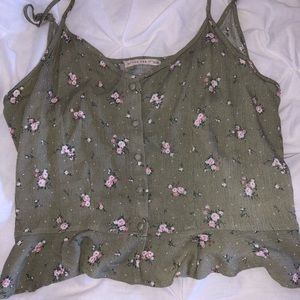 Active USA button front tank top🌸